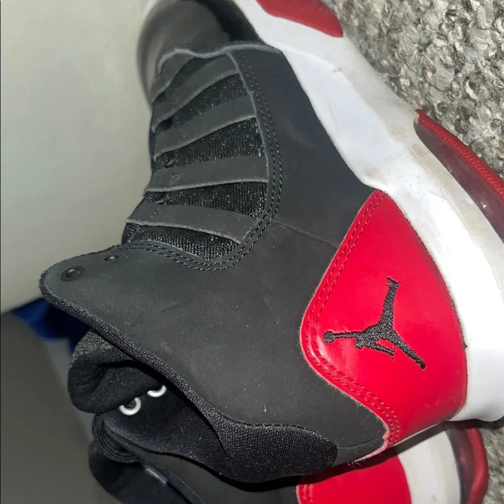 Jordan Kids' Black/Red Basketball Sneakers